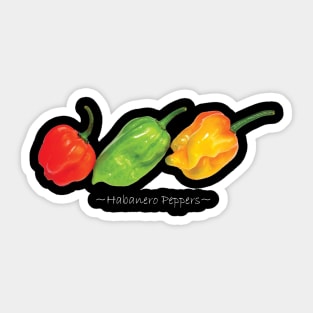 Hanbanero Peppers Sticker